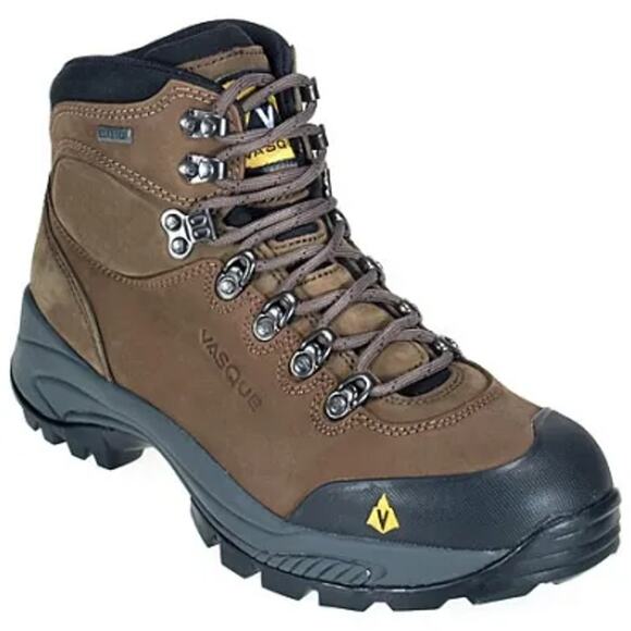Vasque Wasatch GoreTex Hiking Boots Leather Strobel Vibram Backpacking Brown 9.5 - Picture 1 of 8